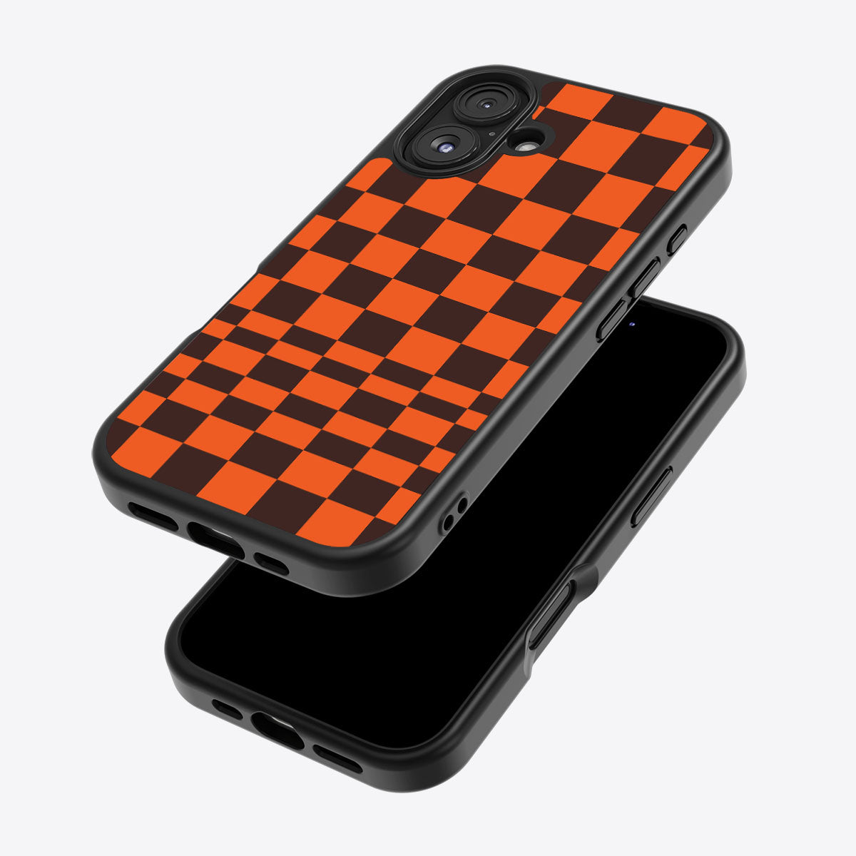 Amber Pop iPhone 17 case – back and side view