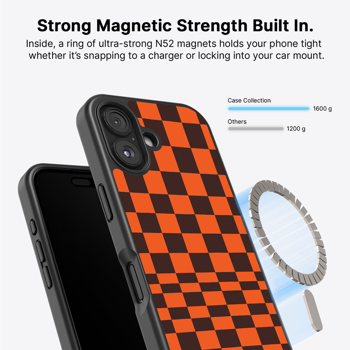 iPhone 17 MagSafe case – Amber Pop design