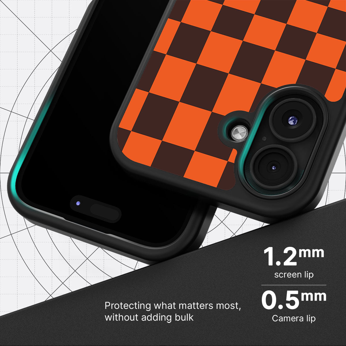 Amber Pop slim iPhone 17 phone case