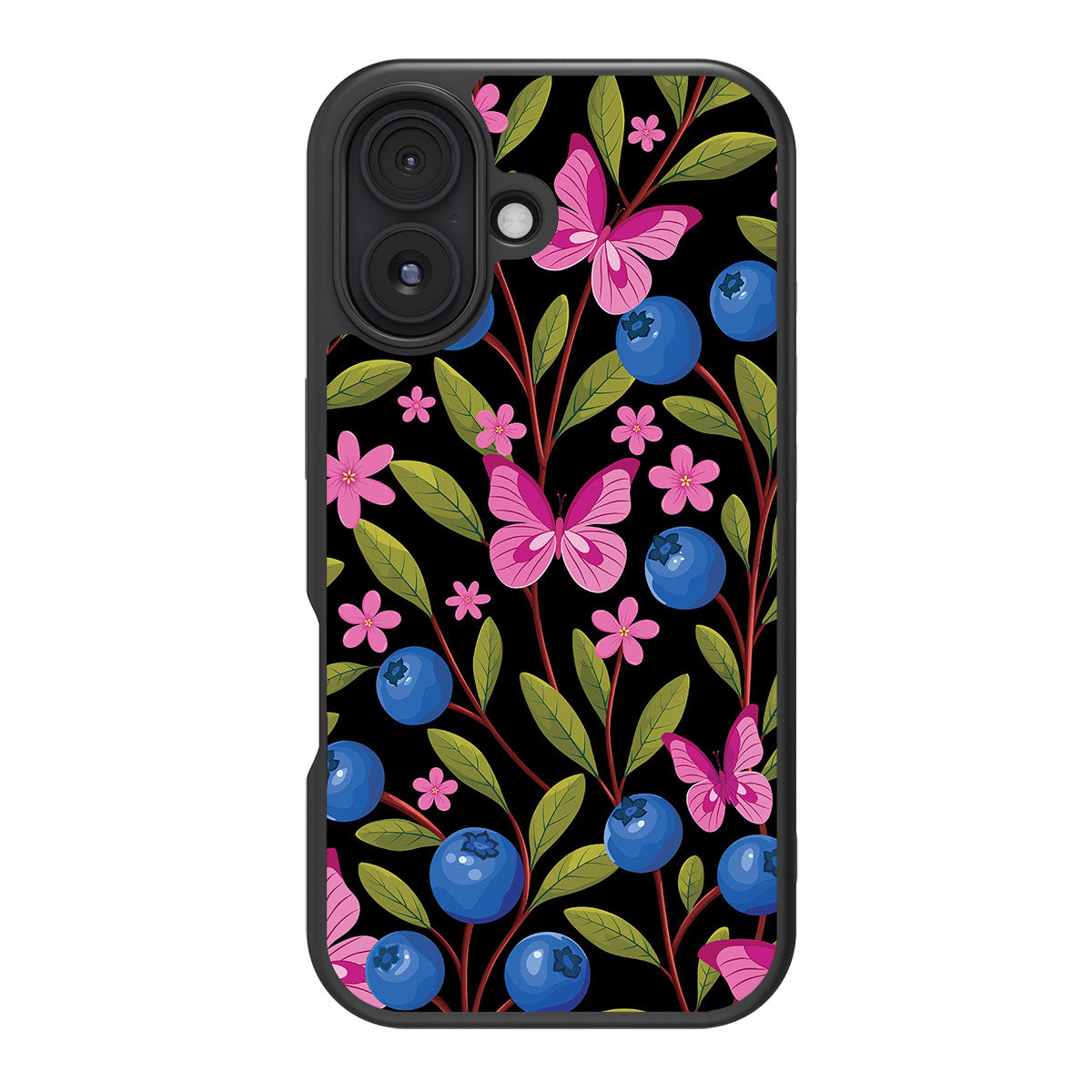 Blueberry Butterflies - iPhone 17 Case #case type_core (magsafe), #case type_core (non magsafe)
