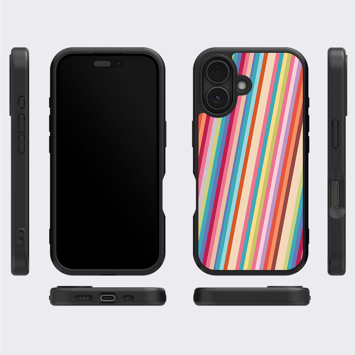 Candy Stripe - iPhone 17 Case #case type_core (magsafe), #case type_core (non magsafe)