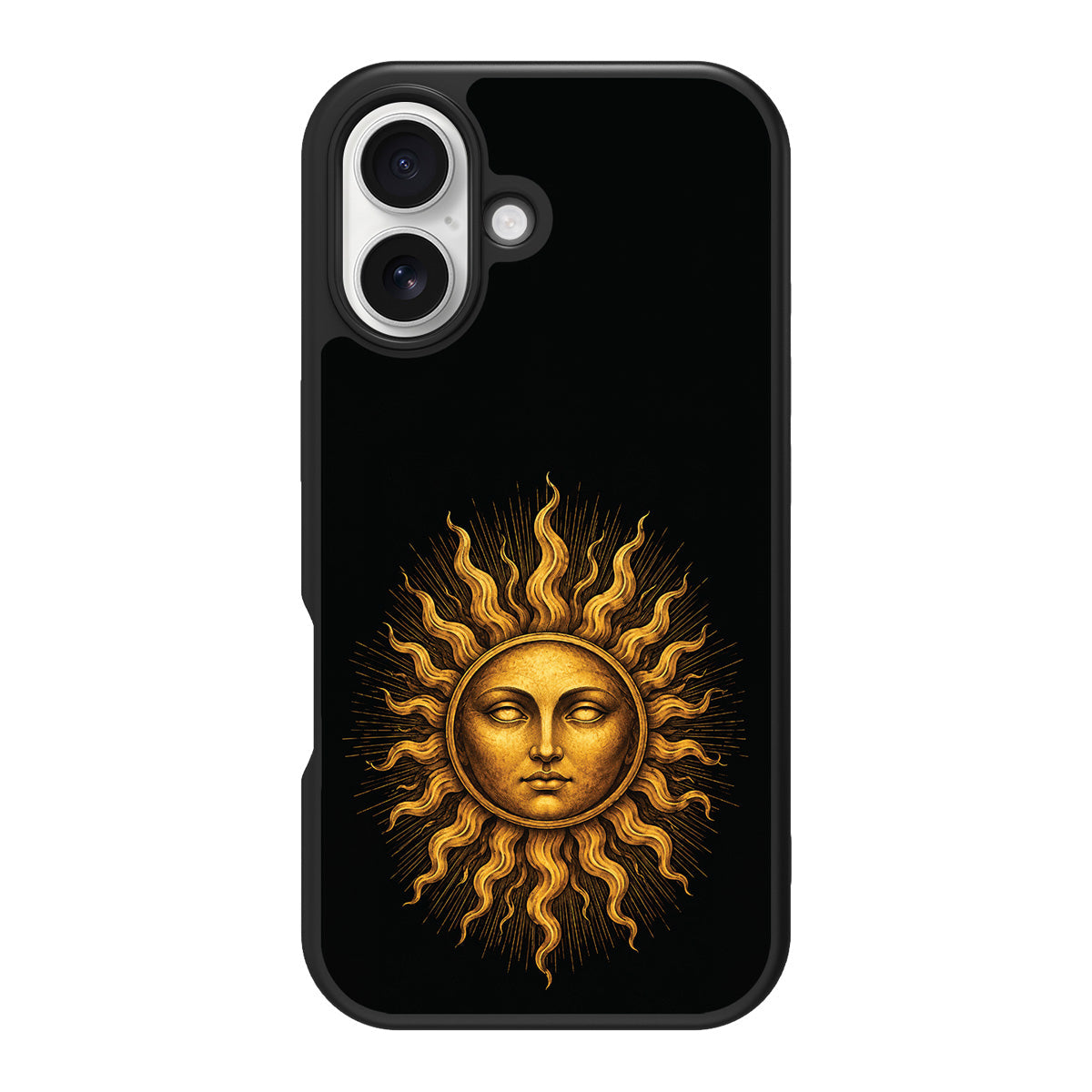Celestial Sun design back view – iPhone 17 case