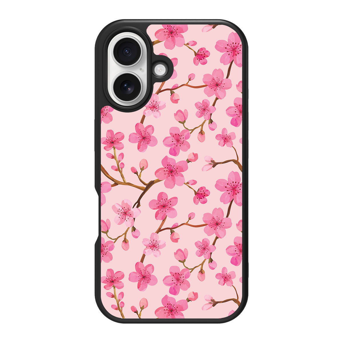 Cherry Blossom design back view – iPhone 17 case