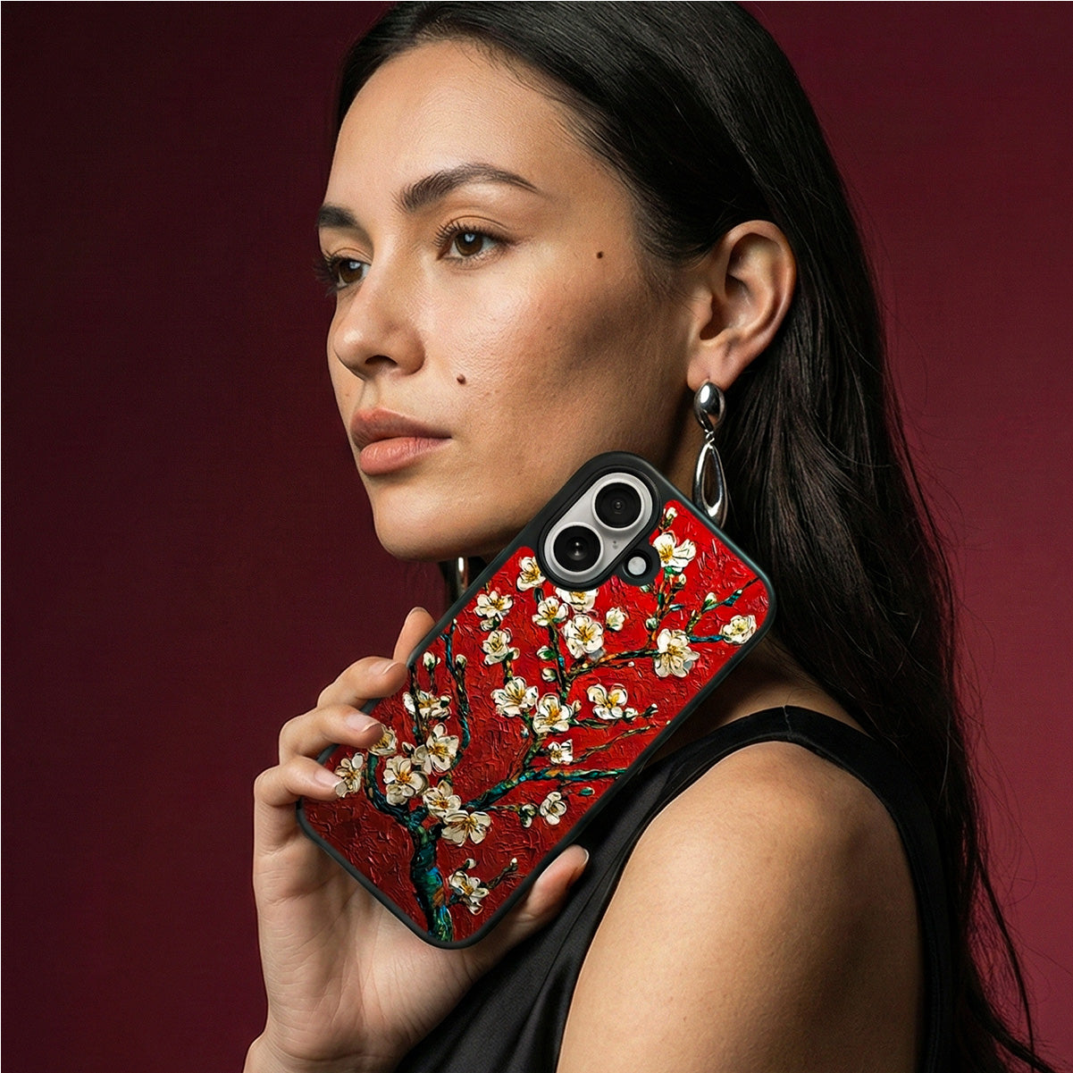 Crimson Blossom - iPhone 16 Case