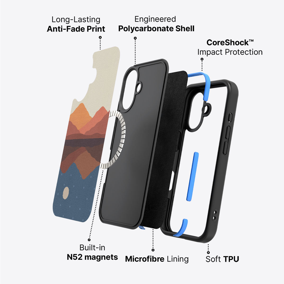 Dawn Dusk - iPhone 17 Case #case type_core (magsafe)