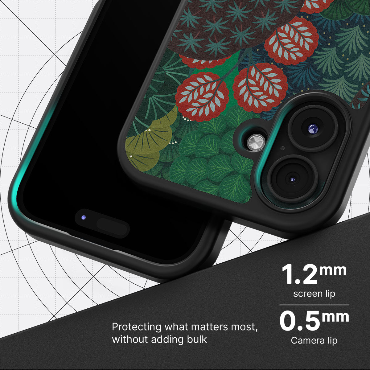 Flourishing Forests slim iPhone 17 phone case