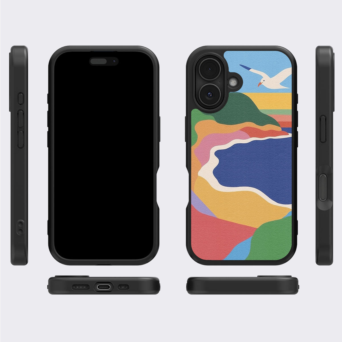 Joy Beach - iPhone 17 Case #case type_core (magsafe), #case type_core (non magsafe)
