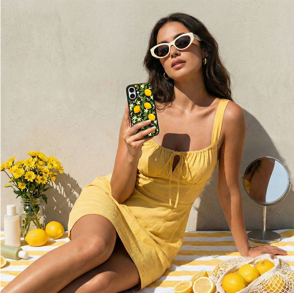 Lemon and Bees - iPhone 17 Case