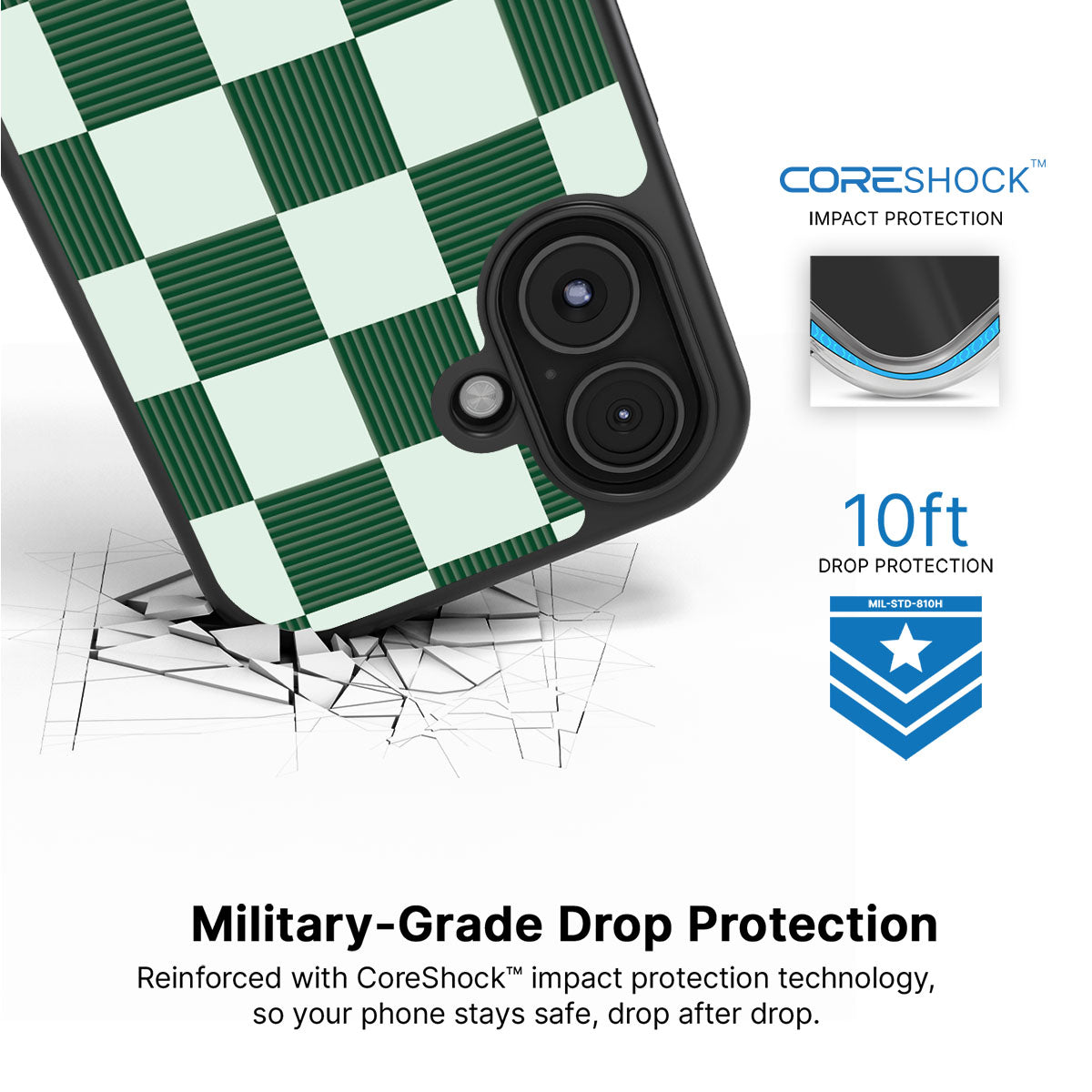 Luxe Emerald - iPhone 17 Case #case type_core (magsafe), #case type_core (non magsafe)