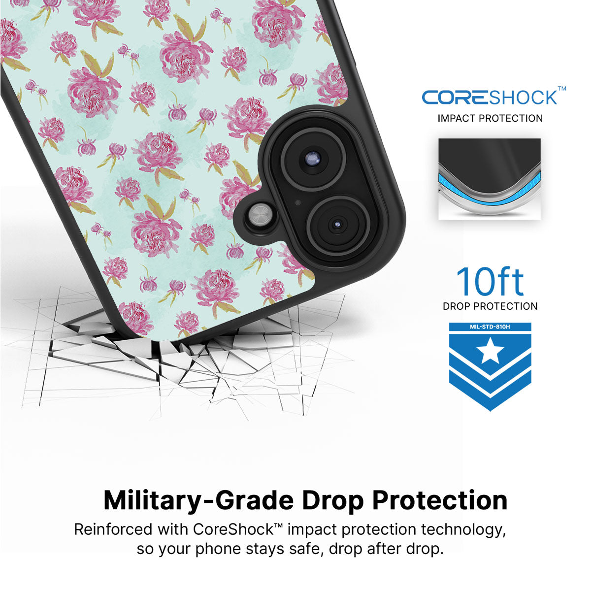 Rose Showers - iPhone 17 Case