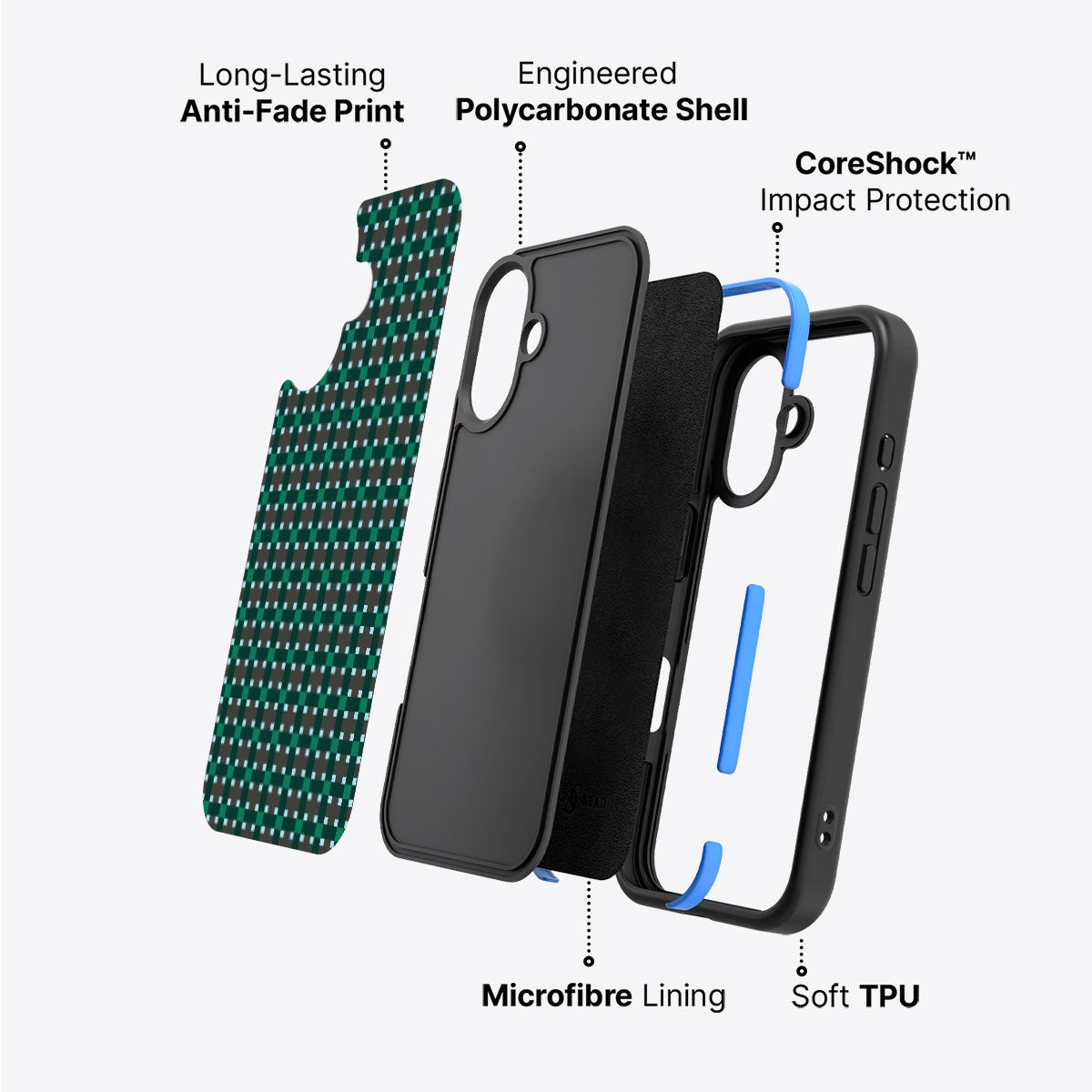 Sea of Emeralds - iPhone 17 Case #case type_core (non magsafe)