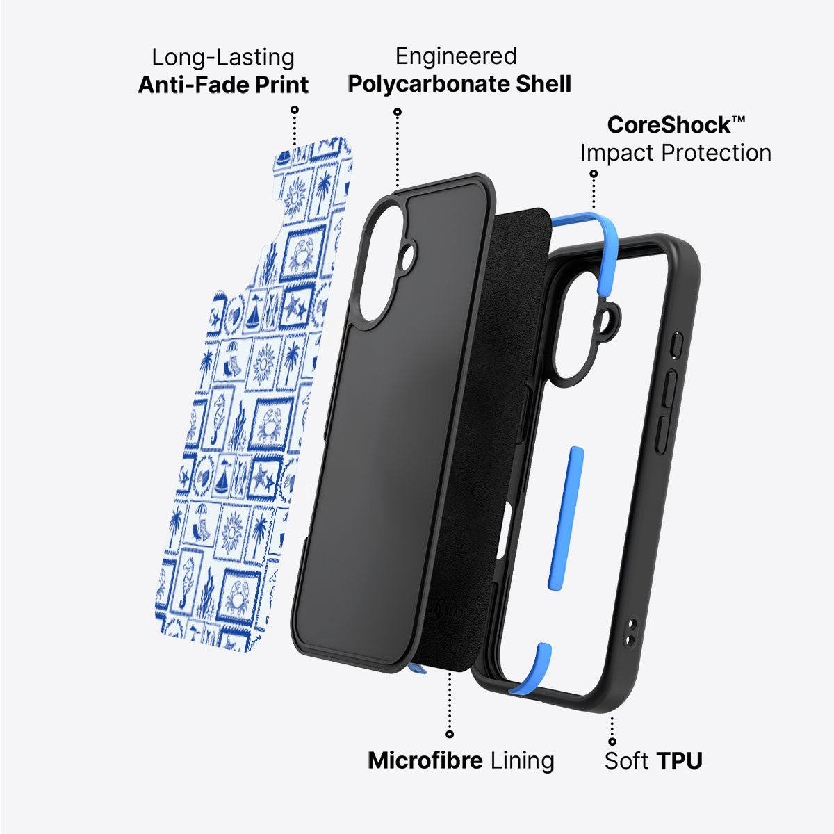 Seaside Sketches - iPhone 17 Case