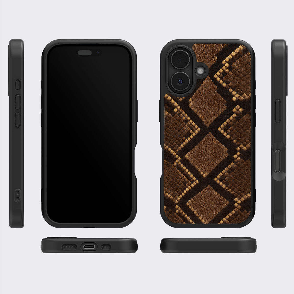 Sepia Snake - iPhone 17 Case  #case type_core (magsafe), #case type_core (non magsafe)