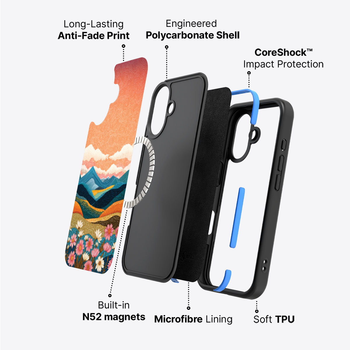 iPhone 17 Case with MagSafe – Soft Horizon