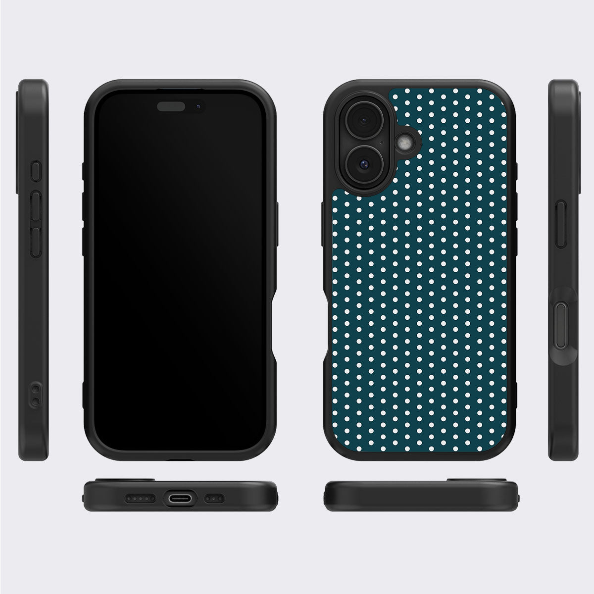 Teal Mesh - iPhone 17 Case #case type_core (magsafe), #case type_core (non magsafe)