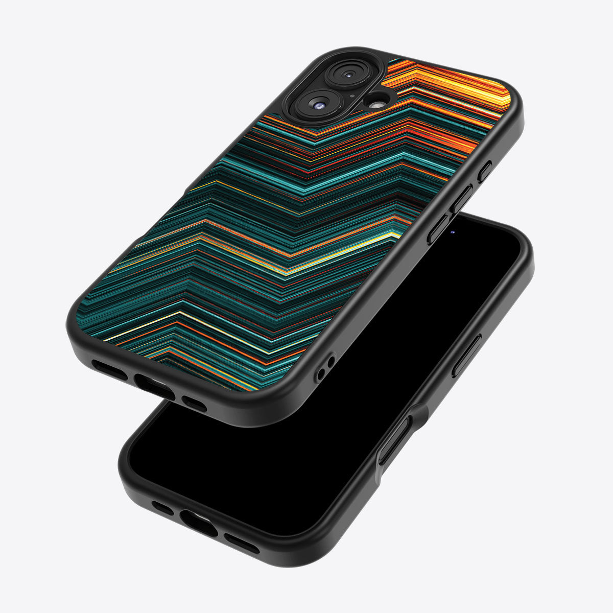 Techno Waves - iPhone 17 Case #case type_core (magsafe), #case type_core (non magsafe)