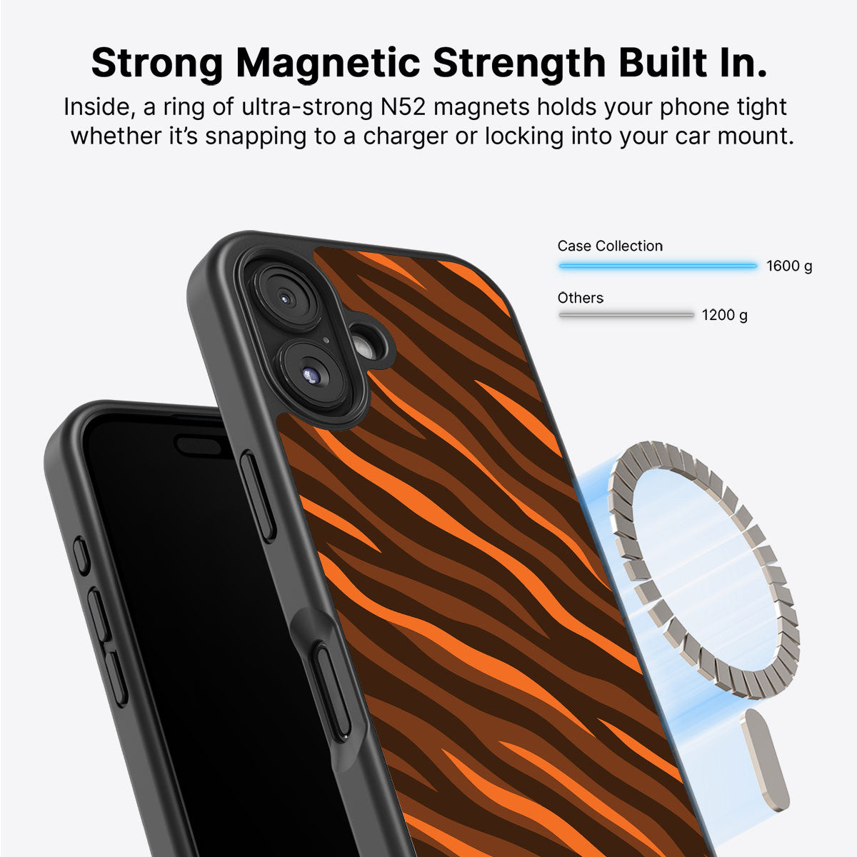 Tiger Trace - iPhone 17 Case #case type_core (magsafe)