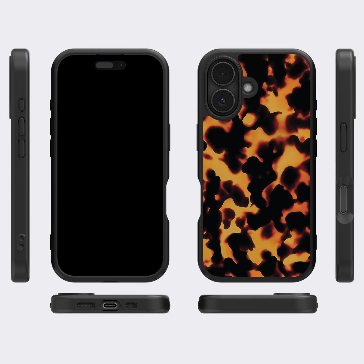 Animal Print Designer iPhone 17 Case – Tortoise Shell | MagSafe — view 7