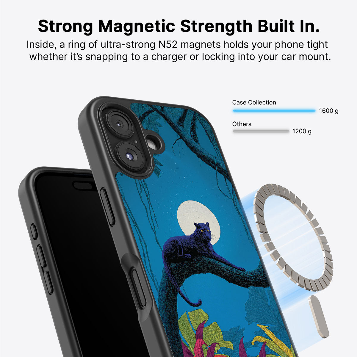 iPhone 17 Case with MagSafe – Tropic Panther