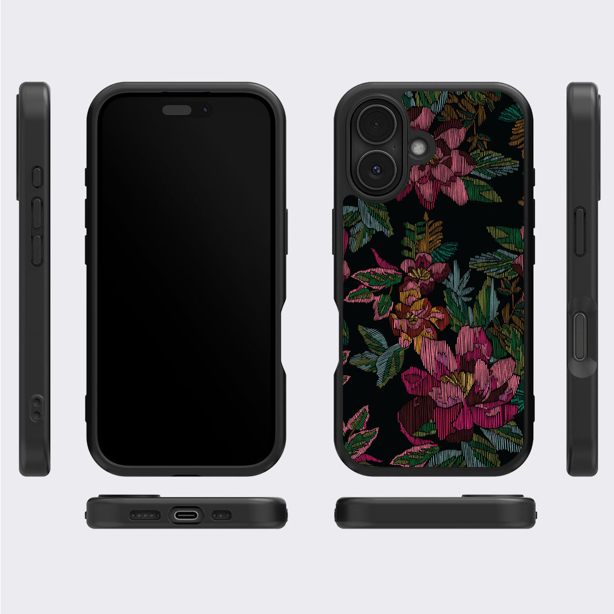 Woven Blooms - iPhone 17 Case #case type_core (magsafe), #case type_core (non magsafe)