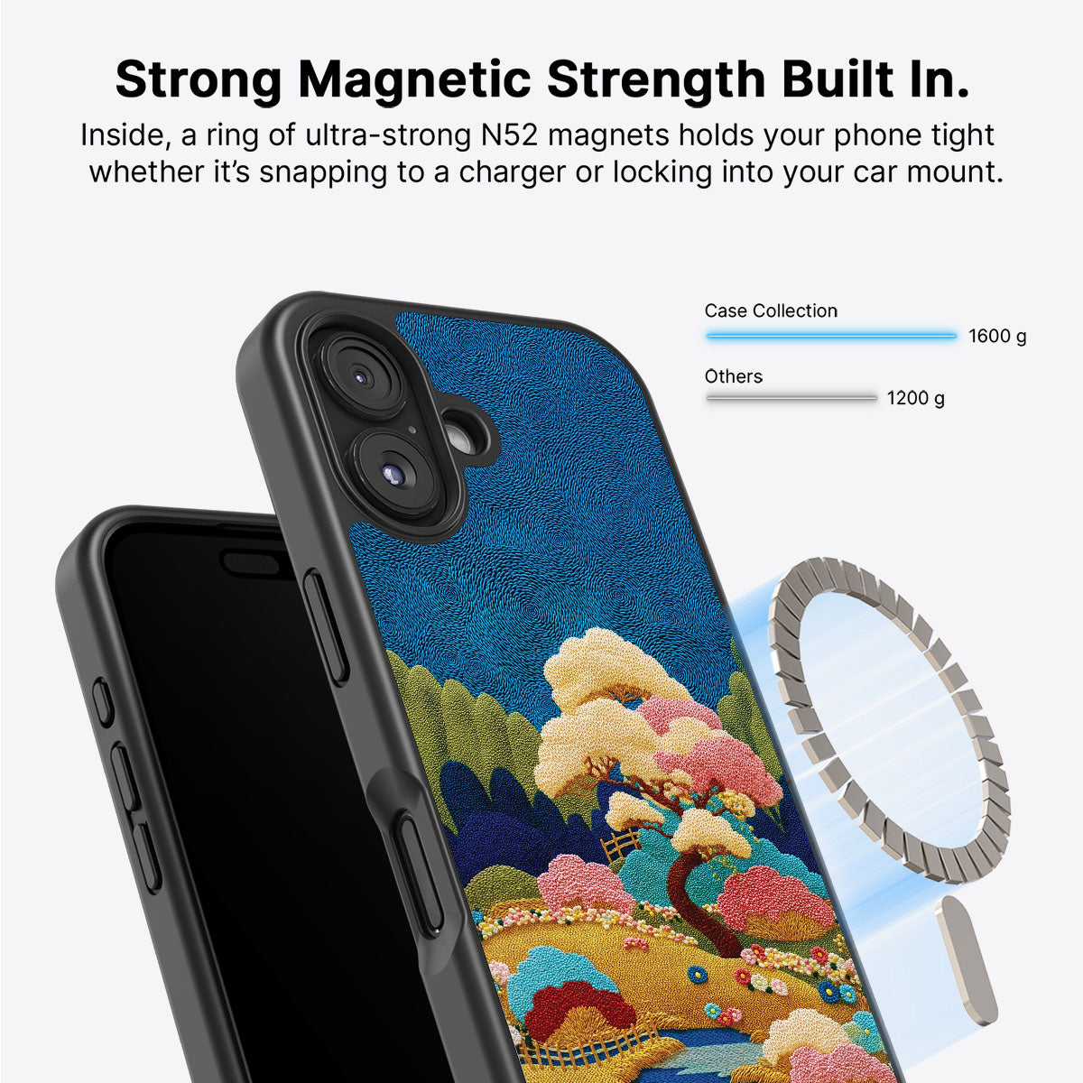 iPhone 17 Case with MagSafe – Zen Garden