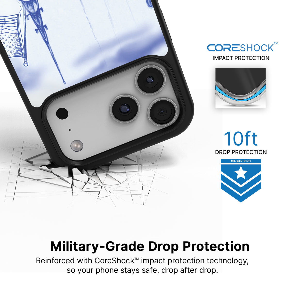 American Dream - iPhone 17 Pro Case #case type_core (magsafe), #case type_core (non magsafe)