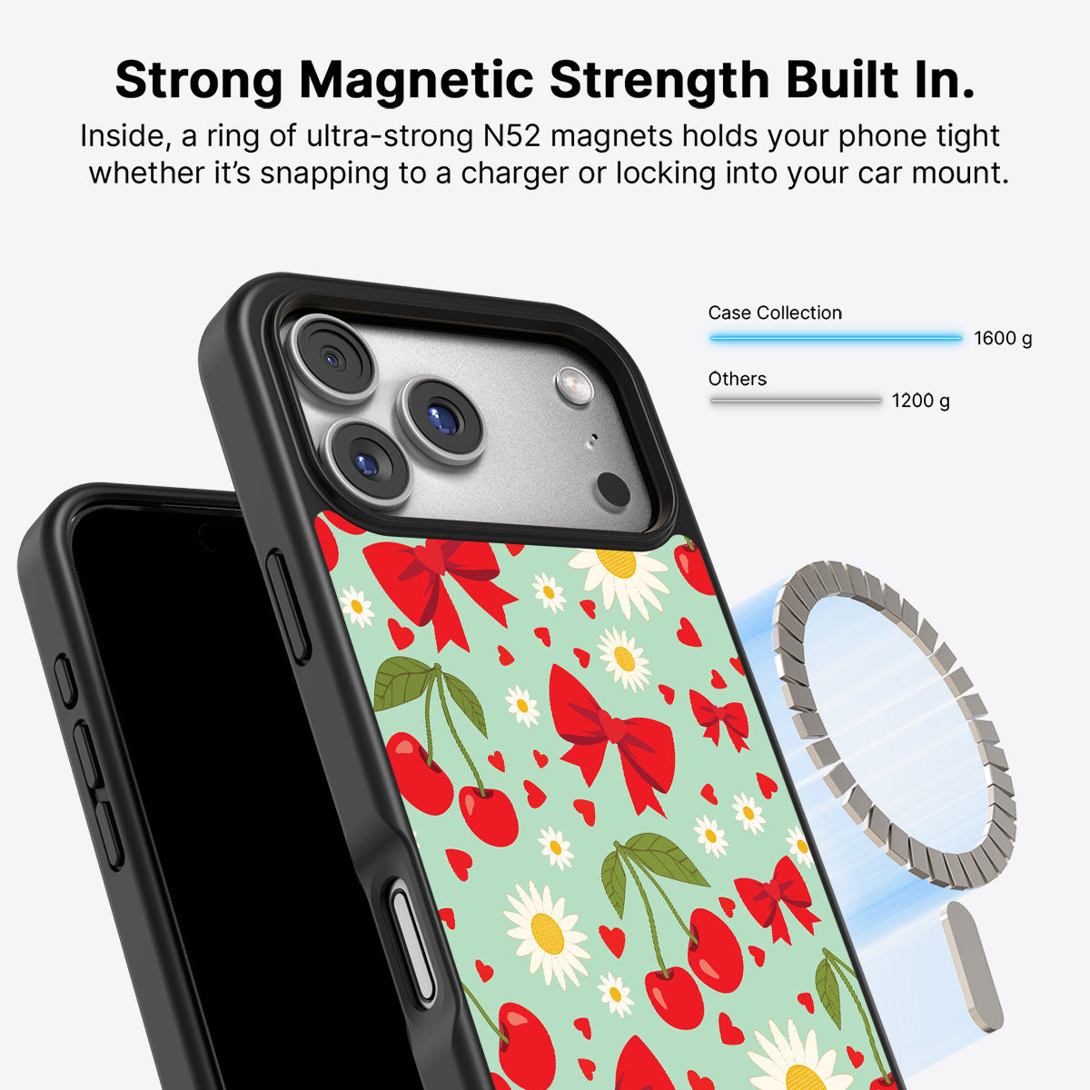 Blushing Bows - iPhone 17 Pro Case #case type_core (magsafe)