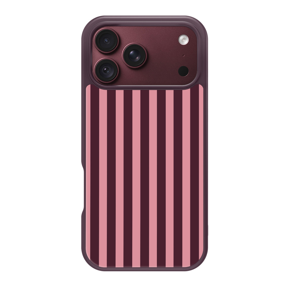 Candy Column design back view – iPhone 17 Pro case
