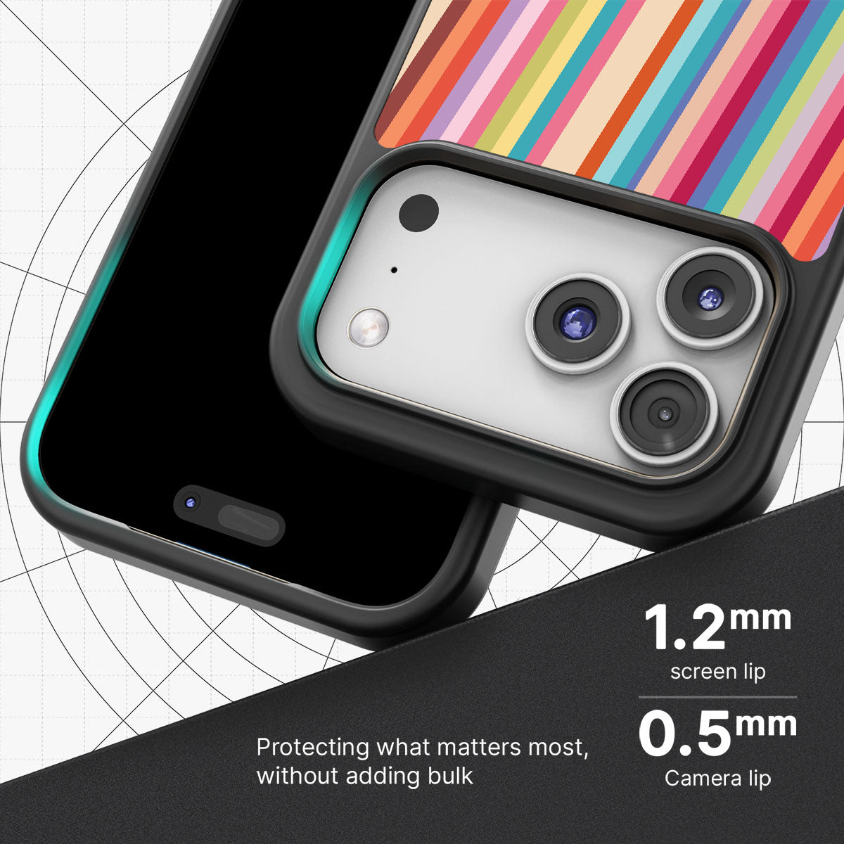 Candy Stripe - iPhone 17 Pro Case #case type_core (magsafe), #case type_core (non magsafe)