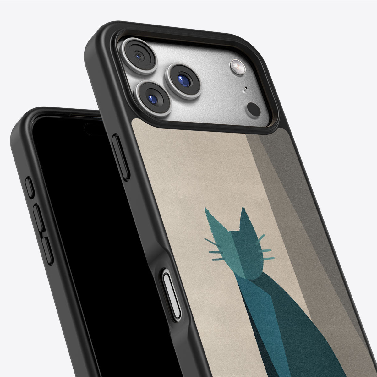 Cubist Feline - iPhone 17 Pro Case #case type_core (non magsafe)