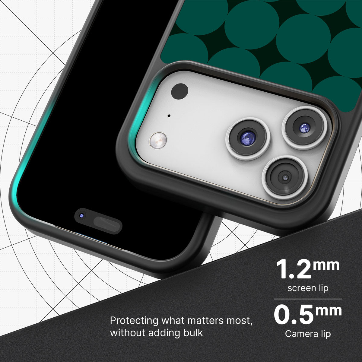 Emerald Bed slim iPhone 17 Pro phone case
