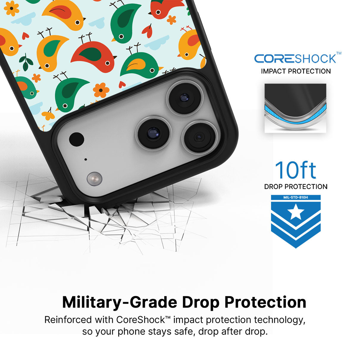 Feathered Friends - iPhone 17 Pro Case #case type_core (magsafe), #case type_core (non magsafe)