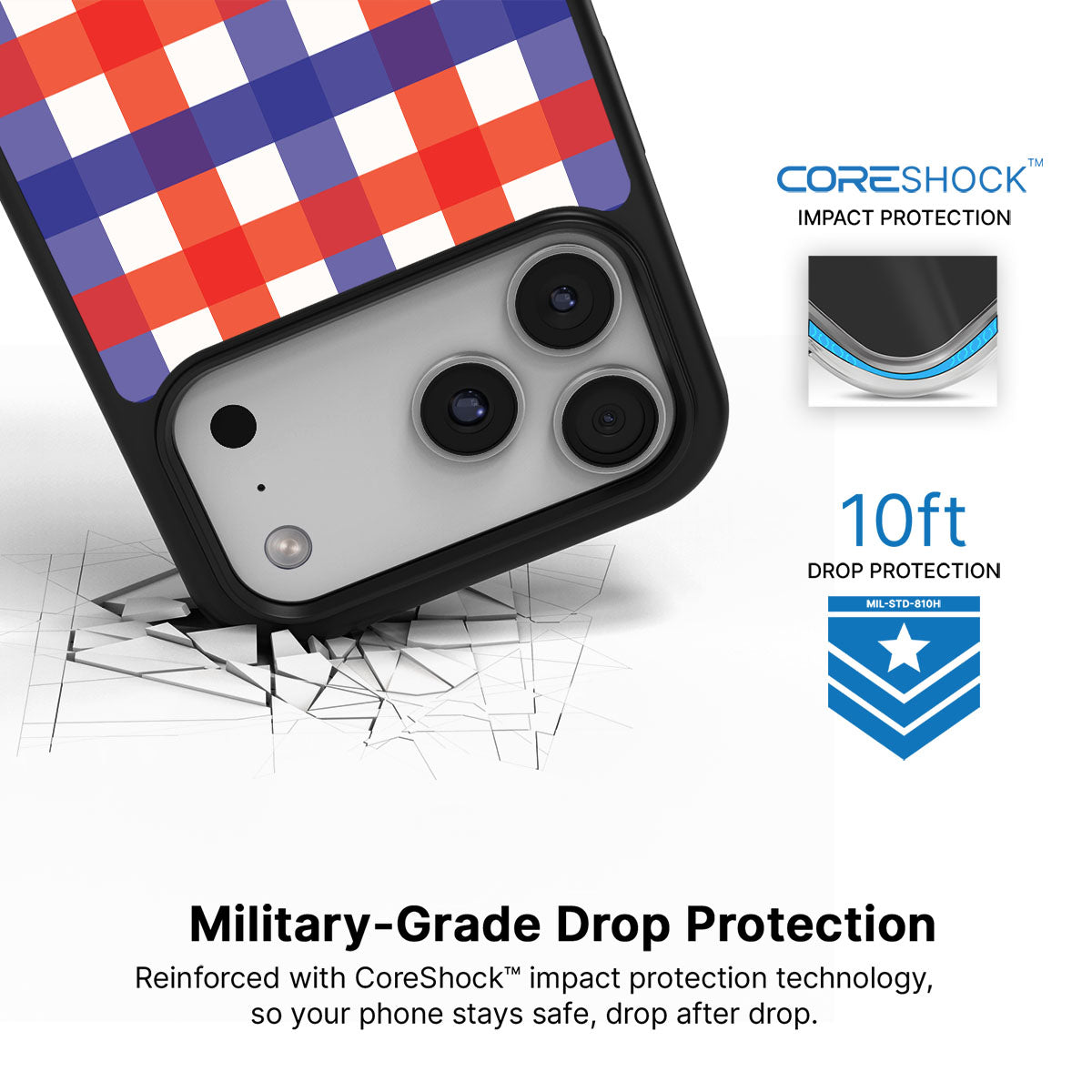 Heritage Checks - iPhone 17 Pro Case #case type_core (magsafe), #case type_core (non magsafe)