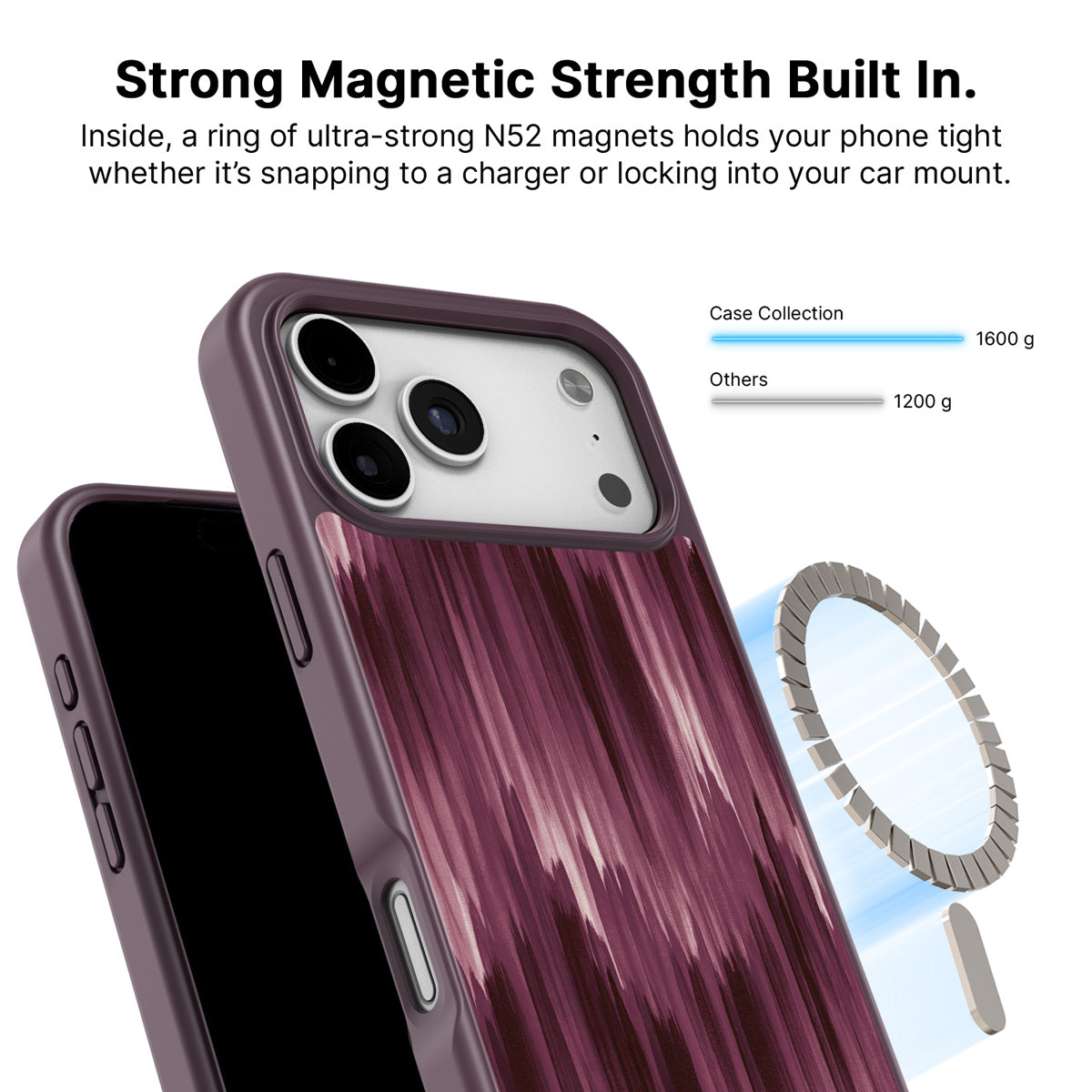 iPhone 17 Pro MagSafe case – Ikat Haze design