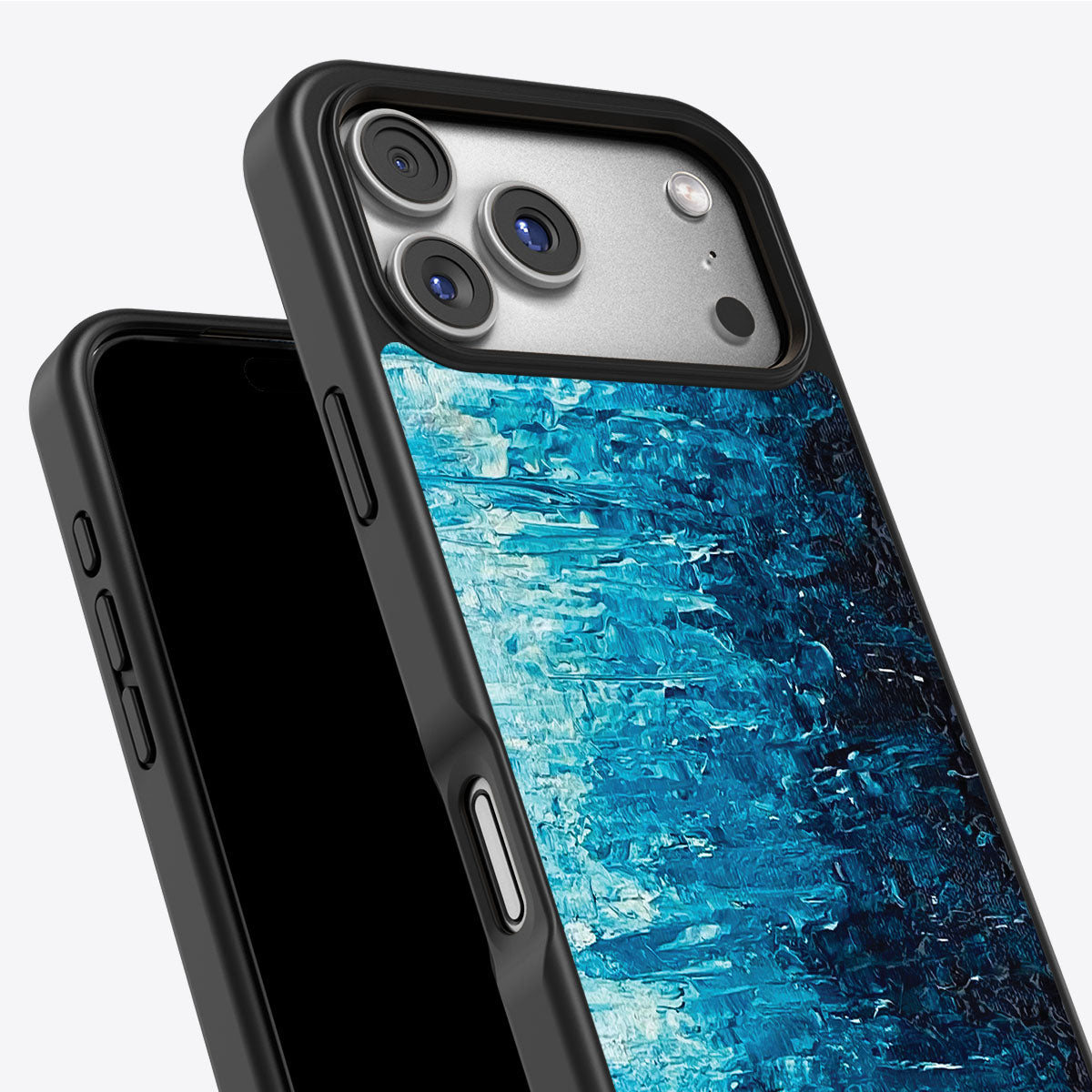 Indigo Impasto - iPhone 17 Pro Case #case type_core (non magsafe)