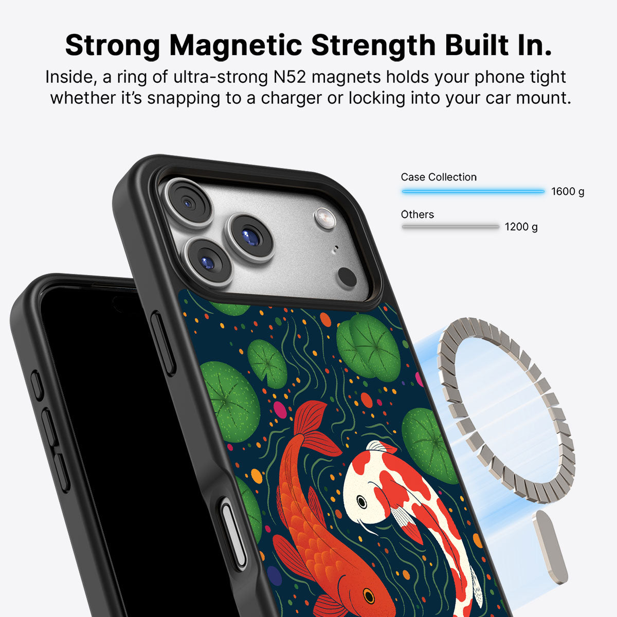 Koi Fish - iPhone 17 Pro Case, #case type_core (magsafe)