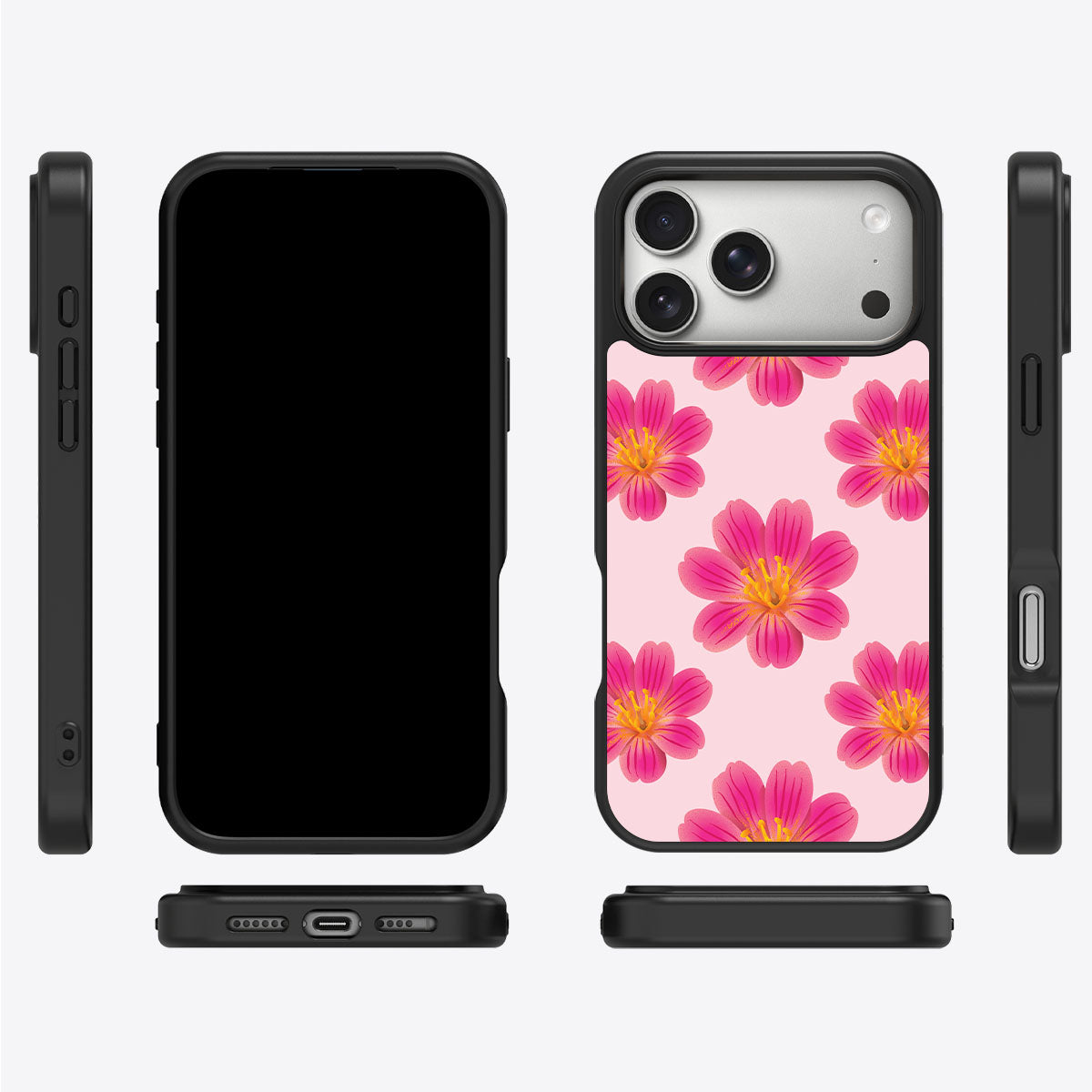 Lewisia Cotyledon - iPhone 17 Pro Case #case type_core (magsafe), #case type_core (non magsafe)