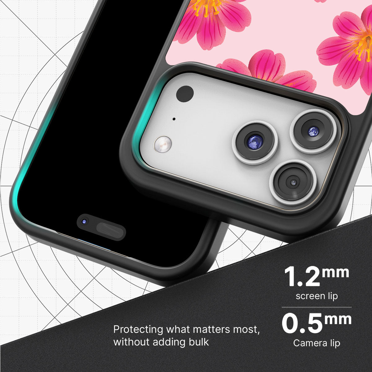 Lewisia Cotyledon - iPhone 17 Pro Case #case type_core (magsafe), #case type_core (non magsafe)