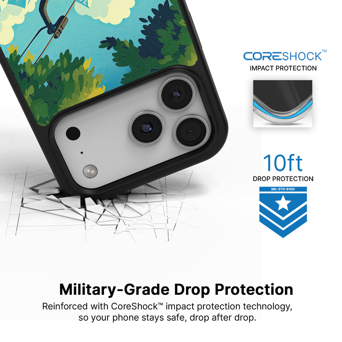 Queenstown - iPhone 17 Pro Case #case type_core (magsafe), #case type_core (non magsafe)