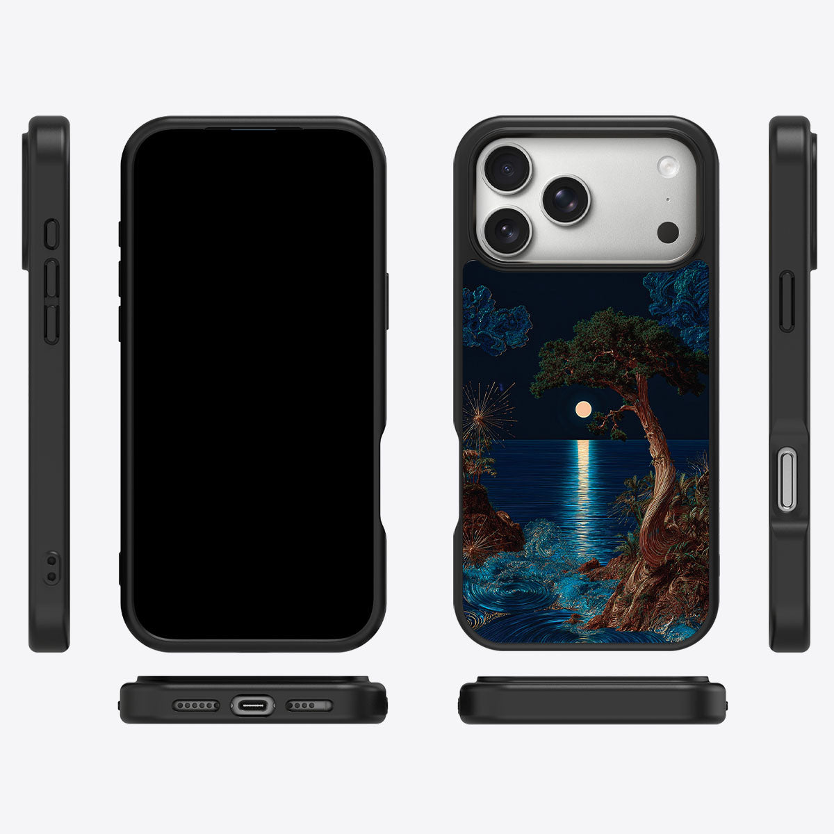 Quiet Moon - iPhone 17 Pro Case #case type_core (magsafe), #case type_core (non magsafe)