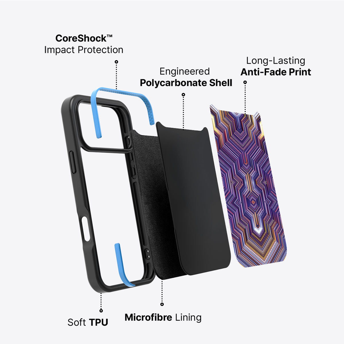 Radiant Core - iPhone 17 Pro Case, #case type_core (non magsafe)