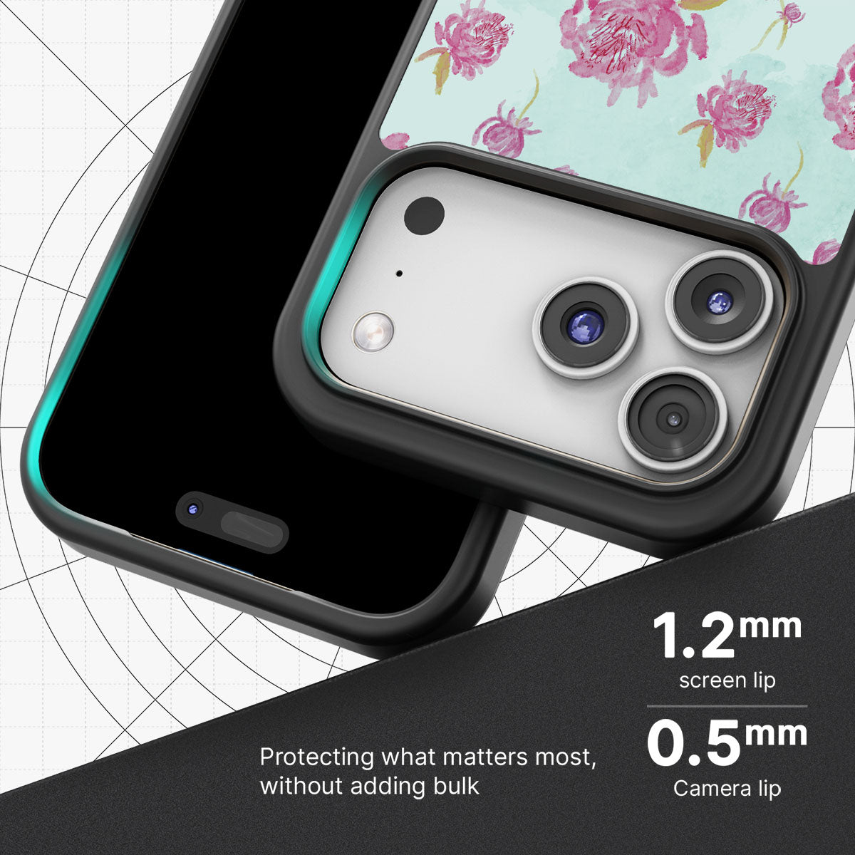 Rose Impressions - iPhone 17 Pro Case #case type_core (magsafe), #case type_core (non magsafe)