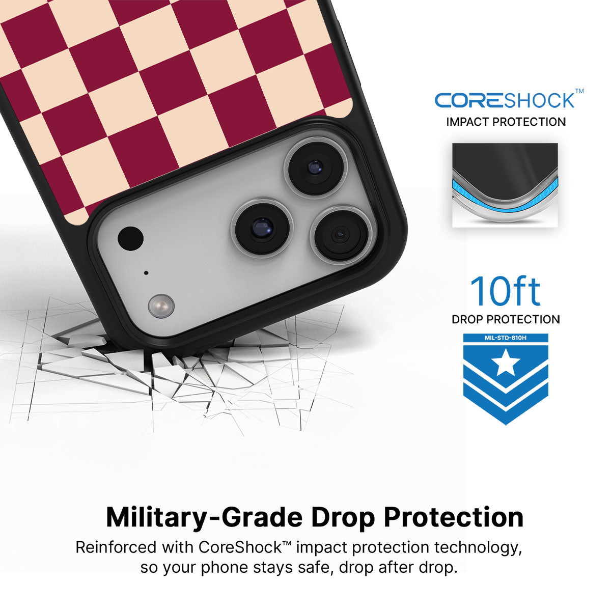 Rouge Board - iPhone 17 Pro Case