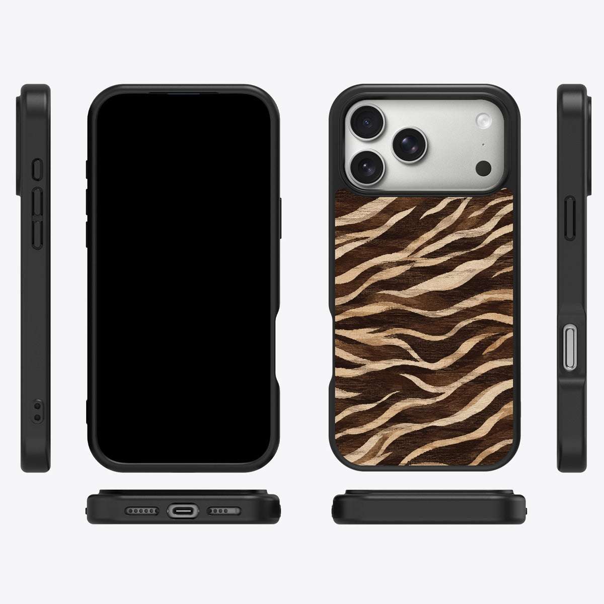 Savanna Silk iPhone 17 Pro case cover – multi-angle view