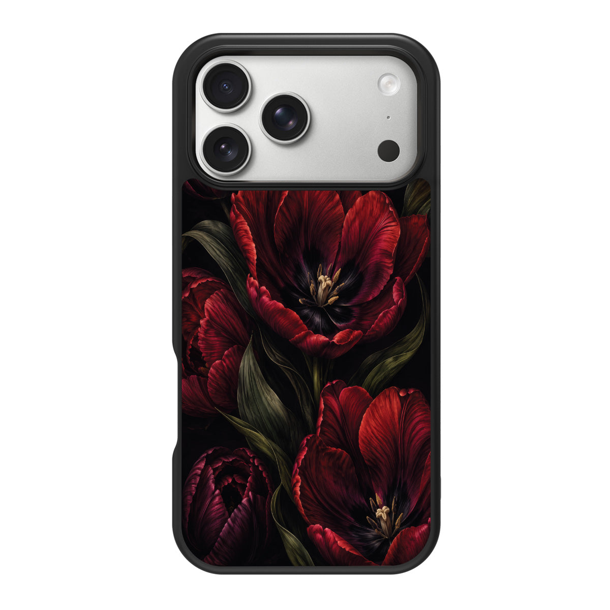 Scarlet Hour design back view – iPhone 17 Pro case