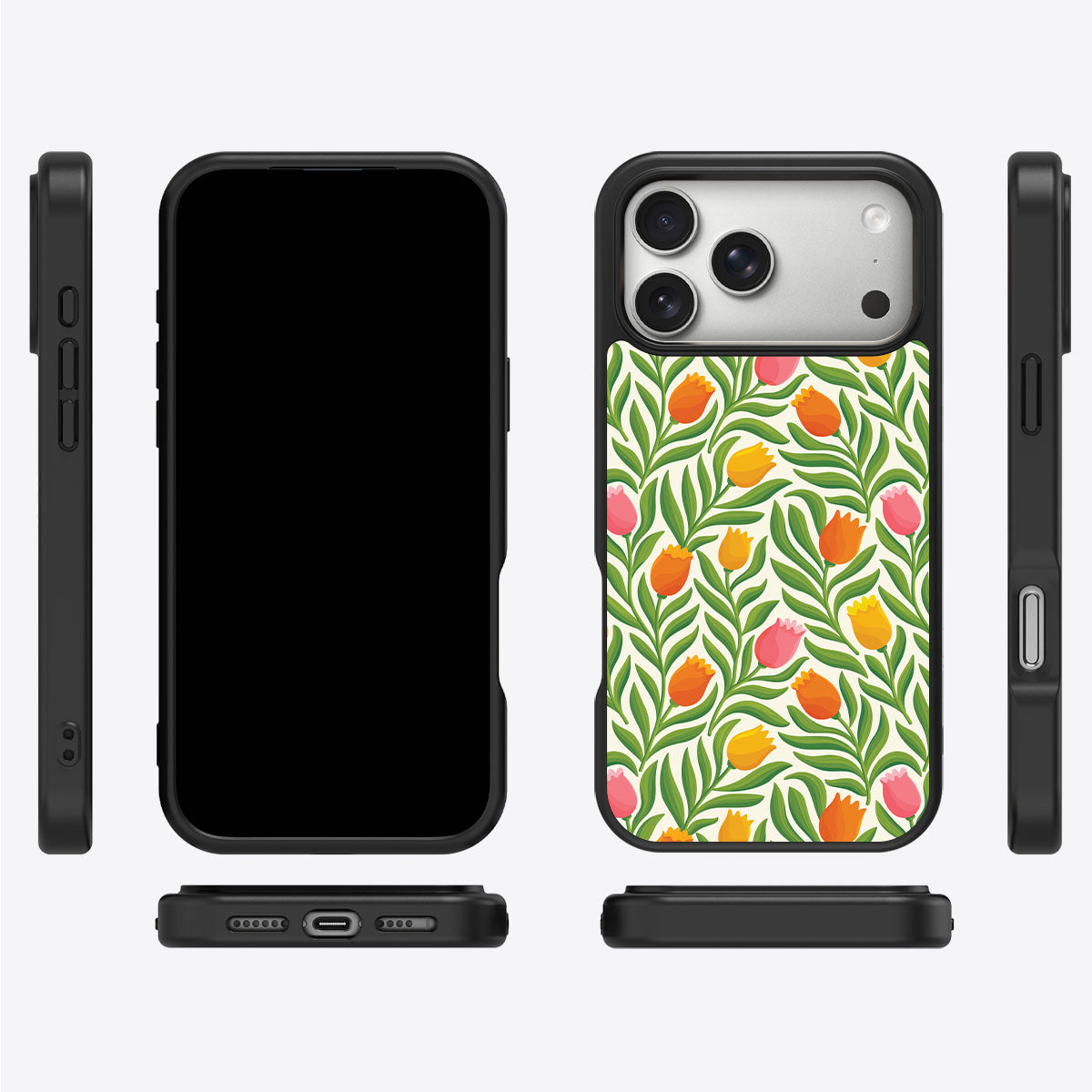 Spring Tulips - iPhone 17 Pro Case #case type_core (magsafe), #case type_core (non magsafe)