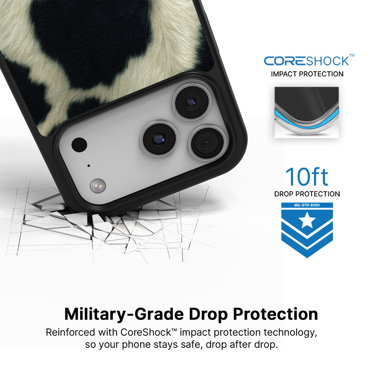 Swiss Cow - iPhone 17 Pro Case  #case type_core (magsafe), #case type_core (non magsafe)