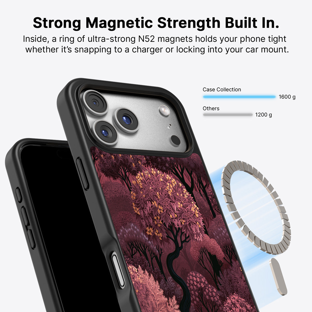 iPhone 17 Pro MagSafe case – Velvet Reverie design