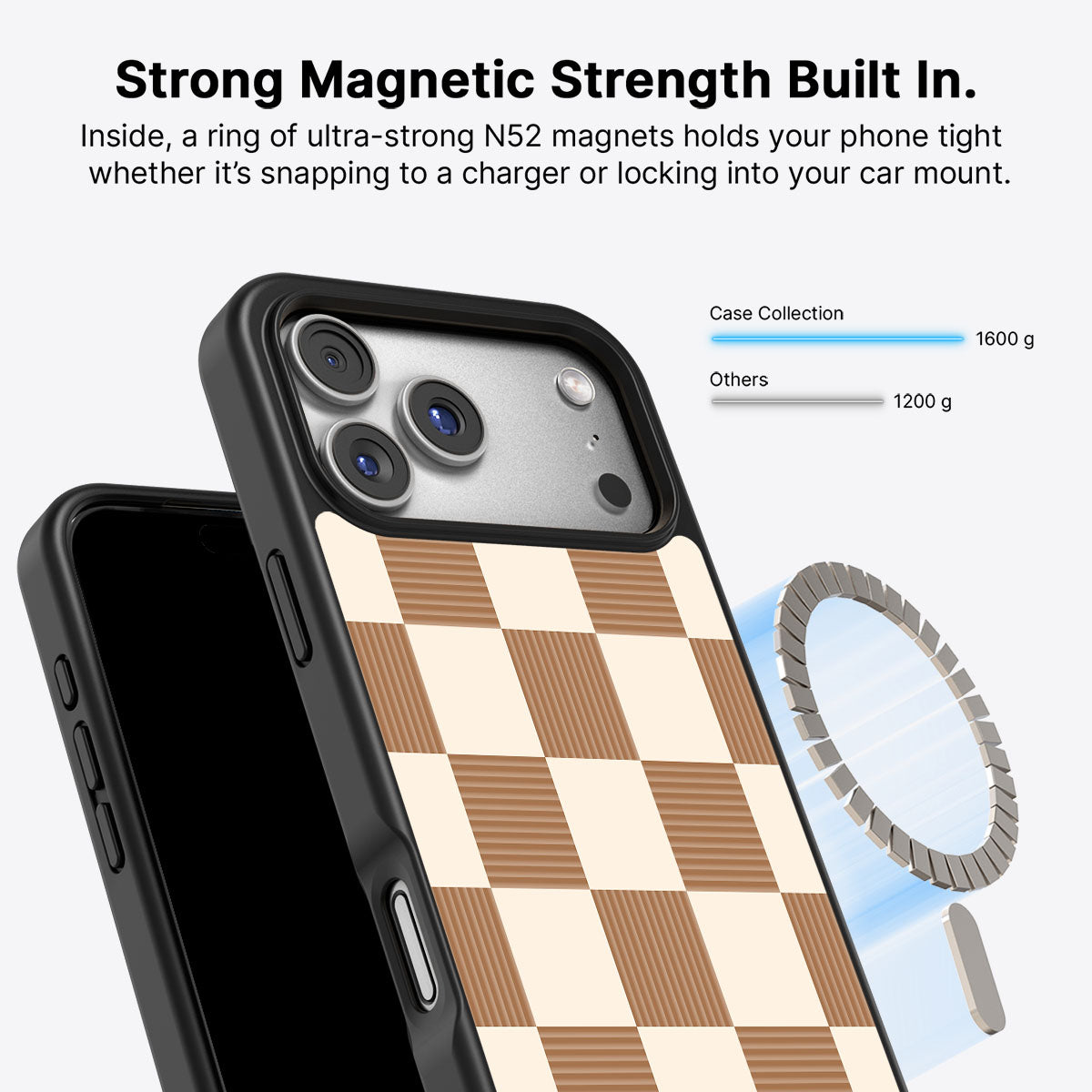 Vintage Mocha - iPhone 17 Pro Case #case type_core (magsafe)