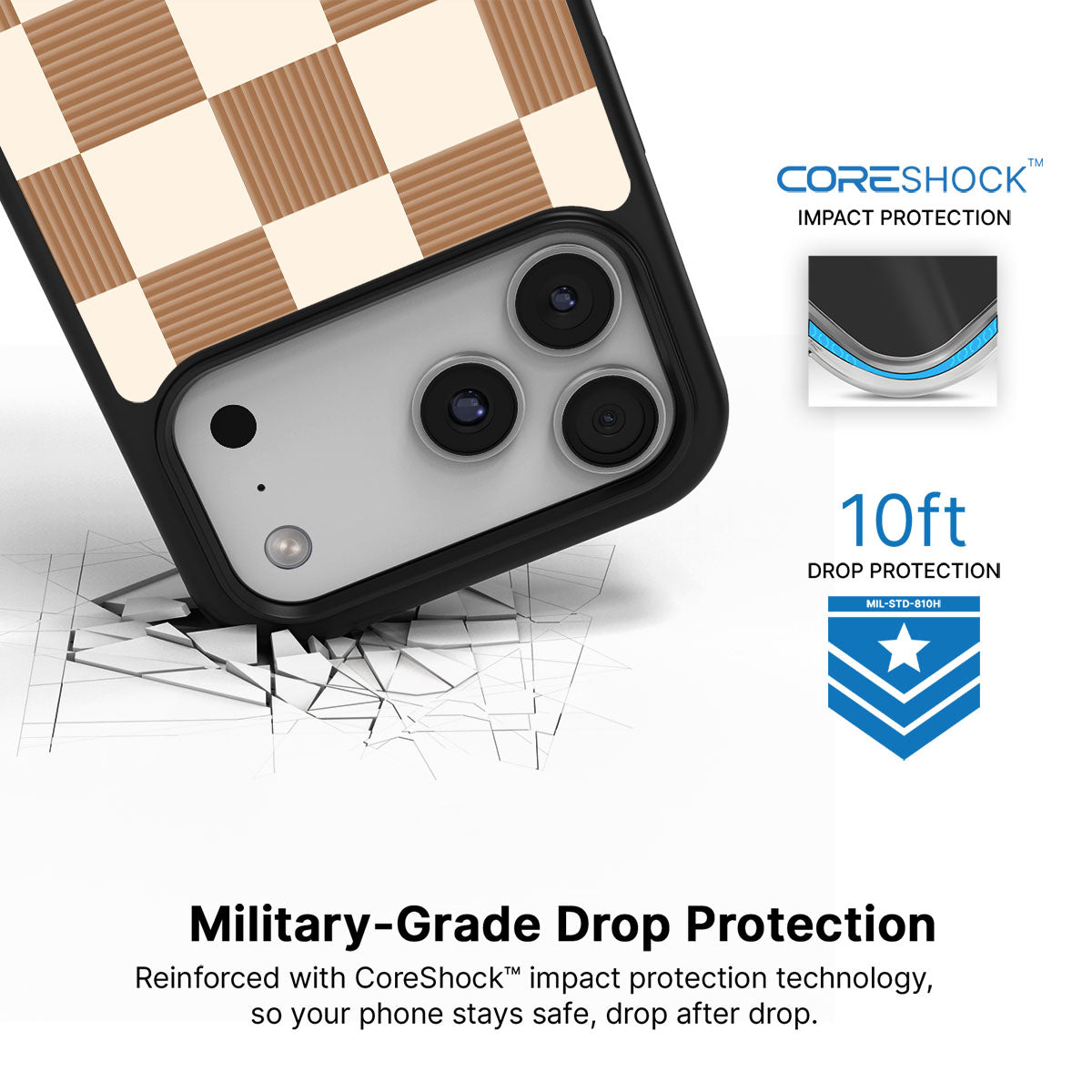 Vintage Mocha - iPhone 17 Pro Case #case type_core (magsafe), #case type_core (non magsafe)